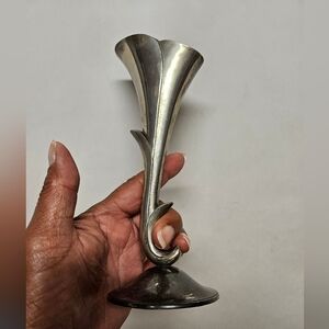 Vintage/Antique Lidco Silver-plated Flute Bud Vase
